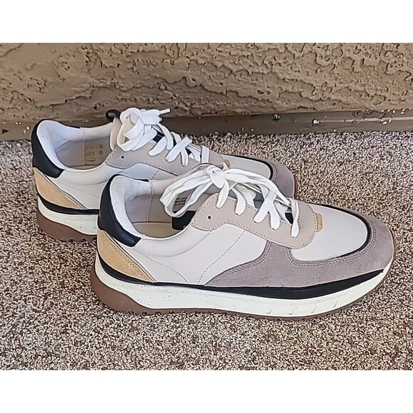Madewell Kickoff Trainer Sneakers Suede Canvas Men8.5 Wom10 Casual Walking Comfy